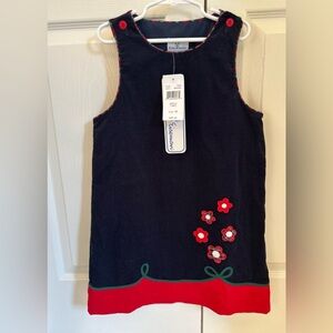 NWT Florence Eiseman navy corduroy dress size 6x